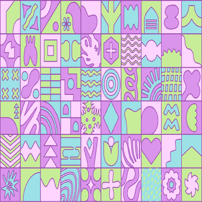 Tile Background 16 Outlined Element from Tiled Backgrounds Set