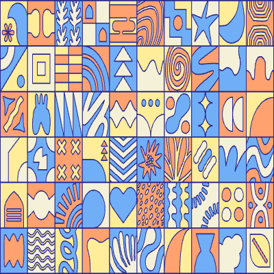 Tile Background 18 Outlined Element from Tiled Backgrounds Set