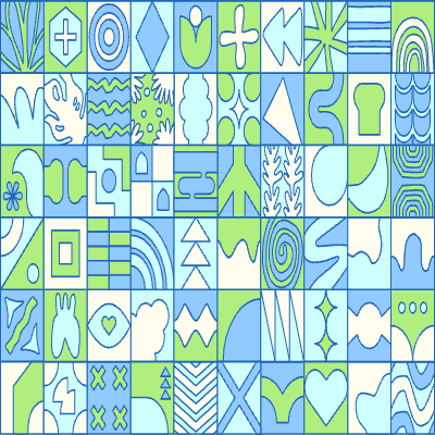 Tile Background 19 Outlined Element from Tiled Backgrounds Set