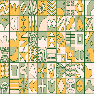 Tile Background 24 Outlined Element from Tiled Backgrounds Set