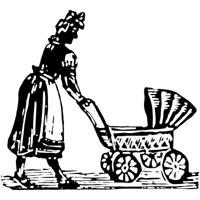 Babysitter 2 Element from Vintage Illustrations Set