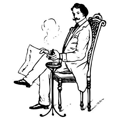 Businessman Element from Vintage Illustrations Set