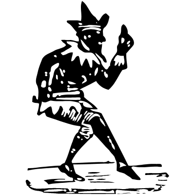 Clown 5 Element from Vintage Illustrations Set