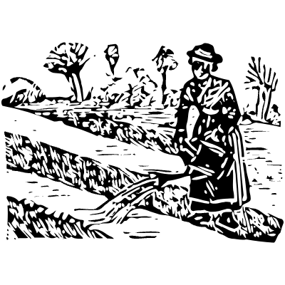 Farmer 4 Element from Vintage Illustrations Set