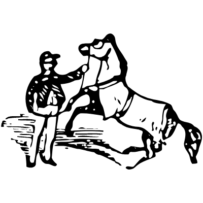 Horseman 5 Element from Vintage Illustrations Set