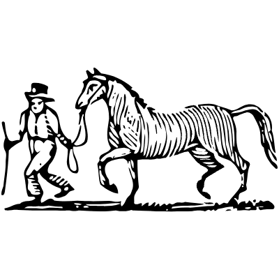 Horseman 7 Element from Vintage Illustrations Set