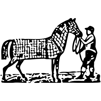 Horseman 8 Element from Vintage Illustrations Set