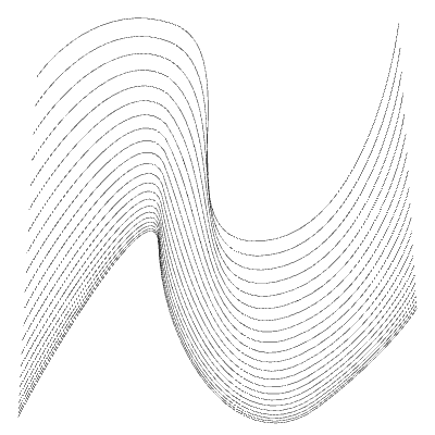 Ribbon 5 Element from 3D Motifs (Wireframe) Set