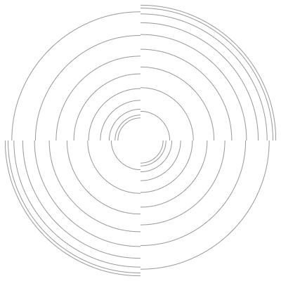 Ribbon 7 Element from 3D Motifs (Wireframe) Set