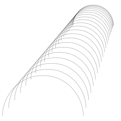 Ribbon 8 Element from 3D Motifs (Wireframe) Set