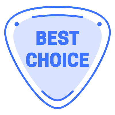 Best Choice Triangle Element from Vector Badges Set