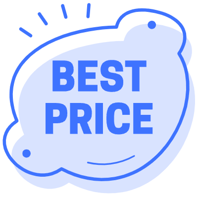 Best Price Bubble Element from Vector Badges Set