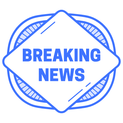Breaking News Square Element from Vector Badges Set