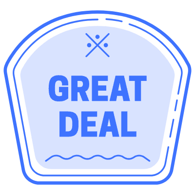 Great Deal Tag Element from Vector Badges Set
