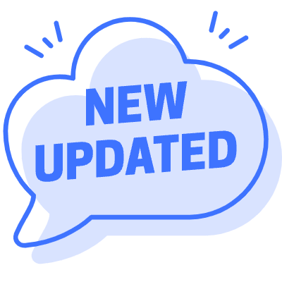 New Updated Cloud Bubble Element from Vector Badges Set