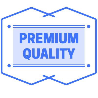 Premium Quality Octagon Element from Vector Badges Set