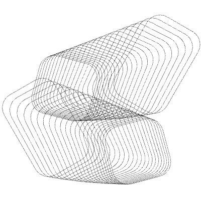 Shifting 14 Element from 3D Motifs (Wireframe) Set