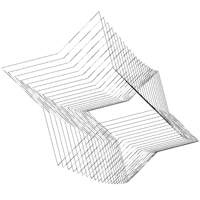 Shifting 22 Element from 3D Motifs (Wireframe) Set