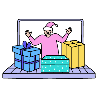 Online Gifting Illustration from Dhaka Set