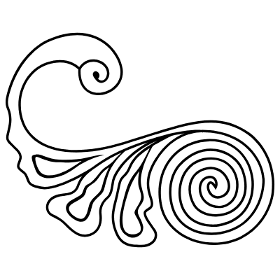 Side Vintage 74 A Element from Ornaments Set