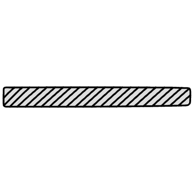 Censorship Horizontal 2 Element from Variable Scribbles Set