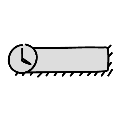 Filled Time Element from Variable Scribbles Set