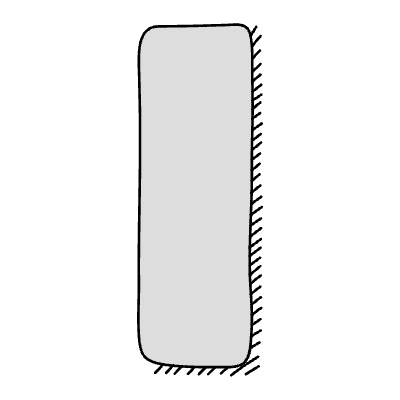Chat Bubble Vertical Plain Shadow Filled Element from Variable Scribbles Set