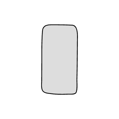 Chat Bubble Vertical Small Plain Filled Element from Variable Scribbles Set