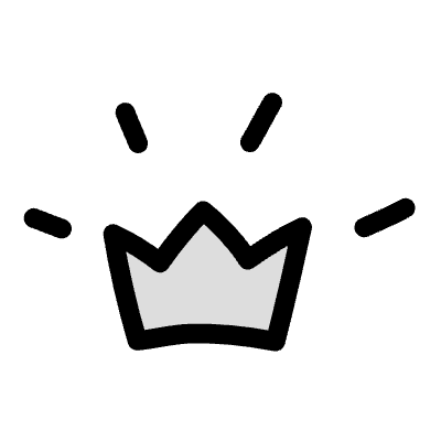 Filled Crown Element from Variable Scribbles Set