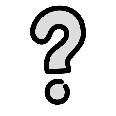 Filled Question Element from Variable Scribbles Set