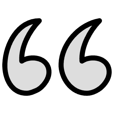 Filleds Quote Left Element from Variable Scribbles Set