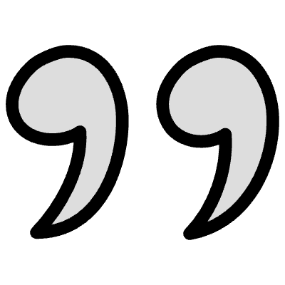 Filleds Quote Right Element from Variable Scribbles Set