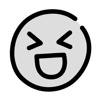 Filleds Smiley Laugh 1 Element from Variable Scribbles Set