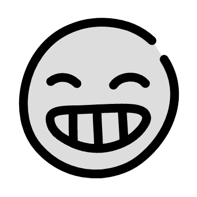 Filleds Smiley Smile Element from Variable Scribbles Set