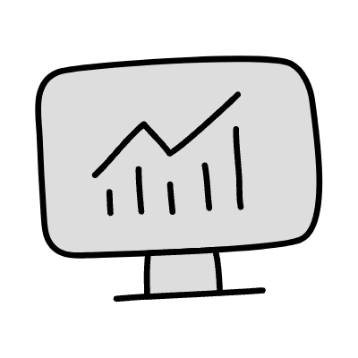 Filled Monitor Graph Element from Variable Scribbles Set