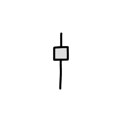Filled Slider Small Element from Variable Scribbles Set