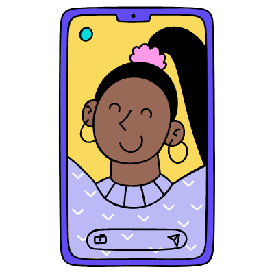 Selfie Illustration from Dhaka Set