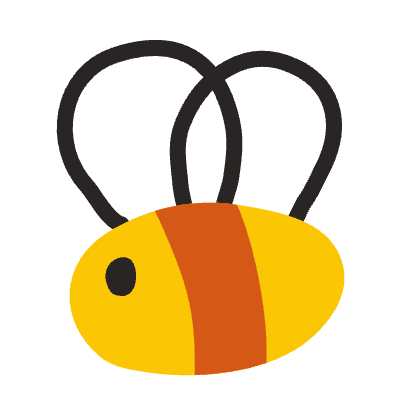Bee Element from Fun Stickers Set