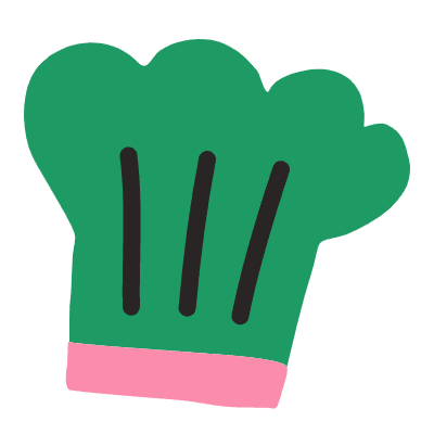 Cook Hat Element from Fun Stickers Set