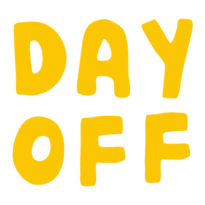 Day Off Word Element from Fun Stickers Set