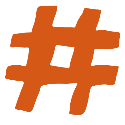 Hashtag Element from Fun Stickers Set
