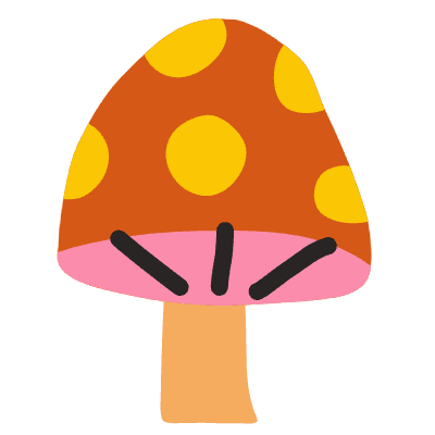 Mushroom Element from Fun Stickers Set