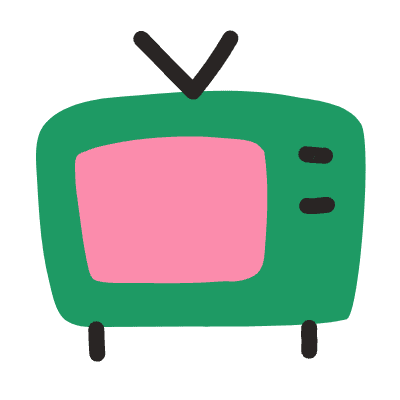 Television Element from Fun Stickers Set