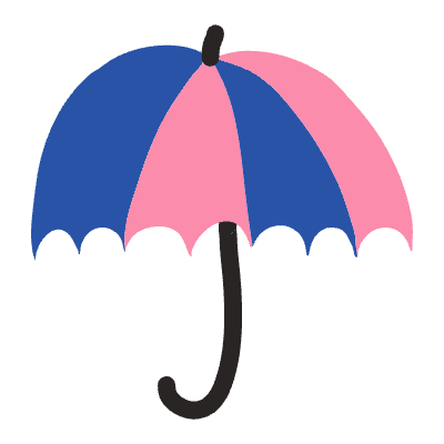 Umbrella Element from Fun Stickers Set
