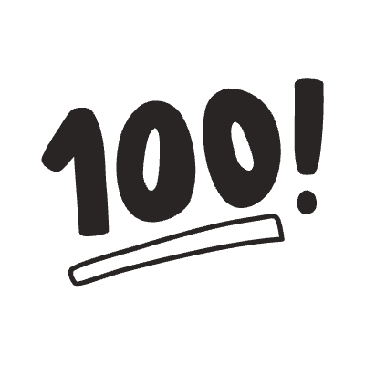 100 Element from Fun Stickers Set