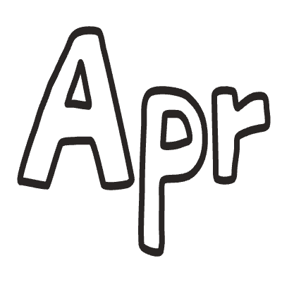 April Element from Fun Stickers Set