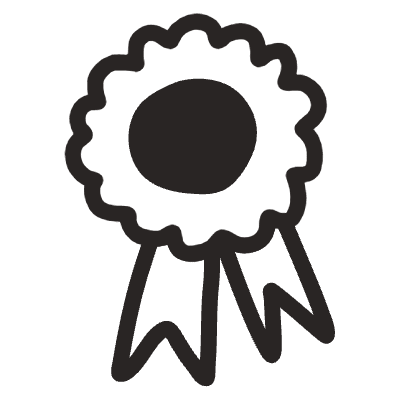 Award Badge Element from Fun Stickers Set