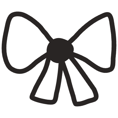 Bow 1 Element from Fun Stickers Set