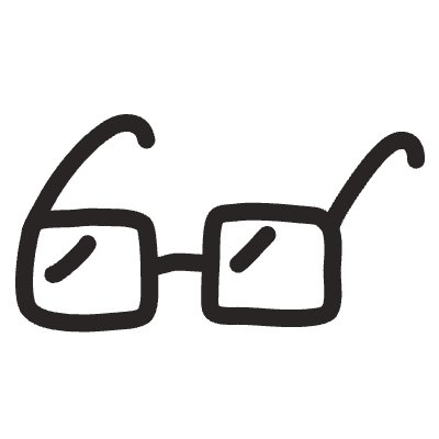 Glasses Element from Fun Stickers Set