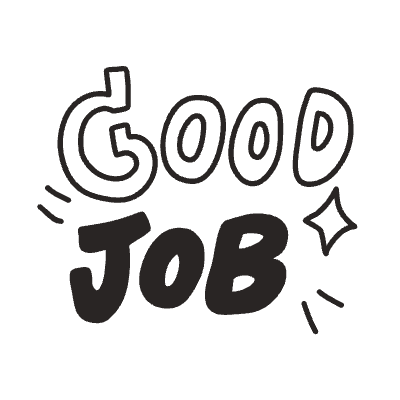 Good Job Element from Fun Stickers Set
